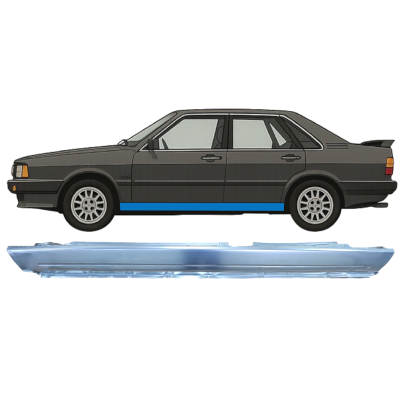 Visas slenkstis už Audi 80 B2 1978-1986 / Kairė 9115