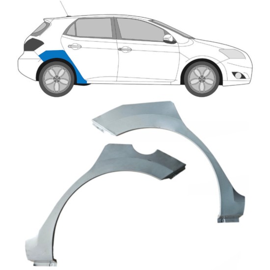 Galinė arka už Toyota Auris 2007-2012 / Kairė + Dešinė / Rinkinys 16855