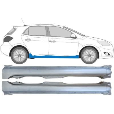 Visas slenkstis už Toyota Auris 2007-2012 / Kairė + Dešinė / Rinkinys 15091