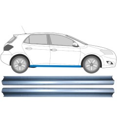 Slenkstis, apatinė už Toyota Auris 2007-2012 / Kairė + Dešinė / Rinkinys 11379