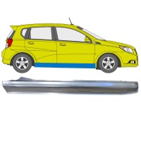 Visas slenkstis už Chevrolet Aveo 2006-2011 / Dešinė / HATCHBACK 14555