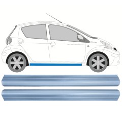Slenkstis, apatinė už Citroen C1 2005-2012 / Kairė + Dešinė / Rinkinys 14302