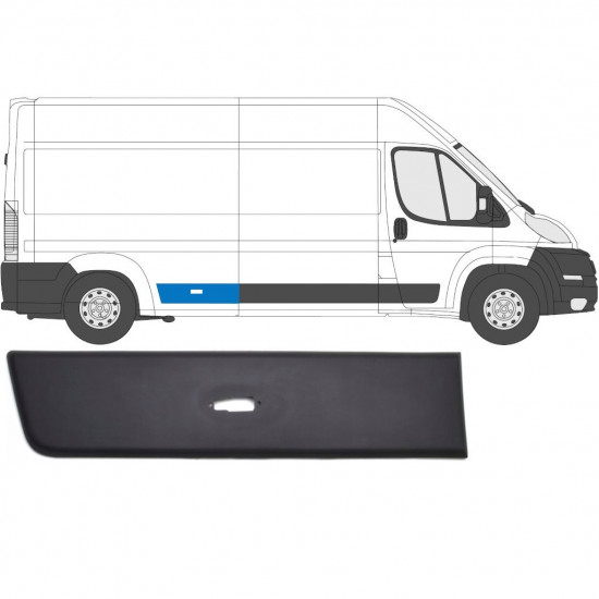 Sparno juosta galinė su anga lempai už Fiat Ducato 2006- / Dešinė 6548