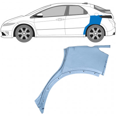 Galinė arka už Honda Civic 2005-2011 / Kairė 6635