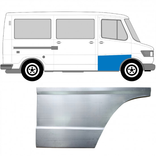 Priekinių durų aukšta dalis už Mercedes T1 1977-1996 / Dešinė 5226