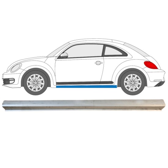 Slenkstis apatinė dalis už Volkswagen Beetle 2011-2019 / Kairė 15096 Slenkstis apatinė dalis už Volkswagen Beetle 2011-2019 / Kairė 15096