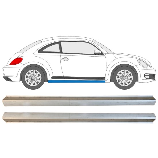 Slenkstis apatinė dalis už Volkswagen Beetle 2011-2019 / Kairė + Dešinė / Rinkinys 15097 Slenkstis apatinė dalis už Volkswagen Beetle 2011-2019 / Kairė + Dešinė / Rinkinys 15097