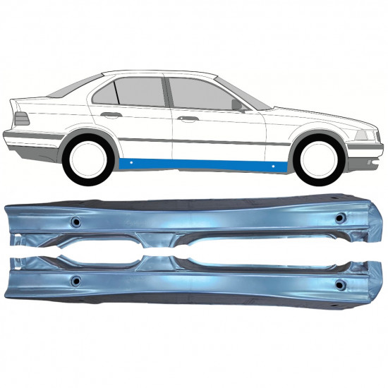 Visas slenkstis už BMW 3 E36 1990-2000 / Rinkinys 11097