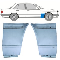Sparno apatinė dalis už BMW 3 E30 1982-1994 / Kairė + Dešinė / COMBI / SEDAN / Rinkinys 11483