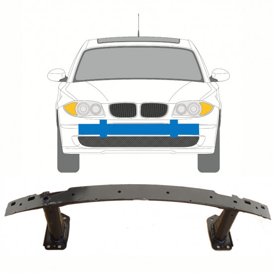 Priekinis bamperio pastiprinimas už BMW 1 2004-2013 / HATCHBACK 6078