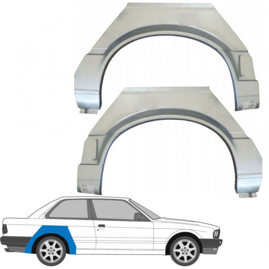 Galinė arka už BMW 3 E30 1987-1994 / Kairė + Dešinė / Rinkinys 6383