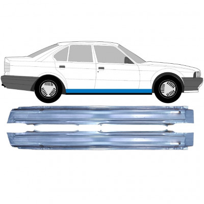 Visas slenkstis už BMW 5 E34 1987-1996  / Kairė + Dešinė / COMBI / SEDAN / Rinkinys 6396