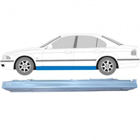 Visas slenkstis už BMW 5 E39 1996-2004 / Kairė 6404