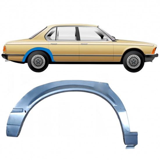 Galinė arka už BMW 7 E23 1976-1986 / Dešinė 7627
