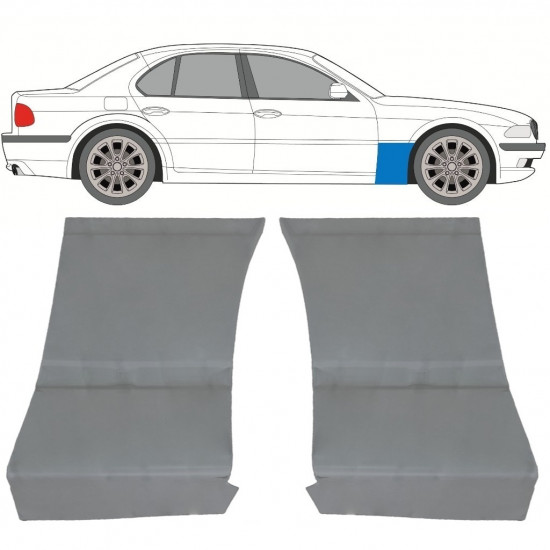 Sparno apatinė dalis už BMW 7 E38 1994-2001 / Rinkinys 11787