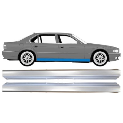 Slenkstis, apatinė už BMW 7 E38 1994-2001 / Kairė + Dešinė / Rinkinys 14836