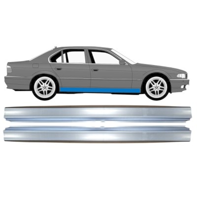 Slenkstis, apatinė už BMW 7 E38 1994-2001 / Kairė + Dešinė / Rinkinys 14834