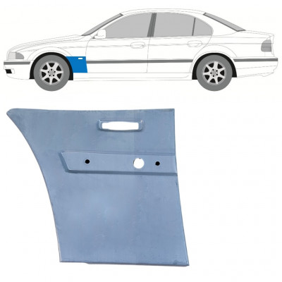 Sparno apatinė dalis už BMW 5 E39 1996-2004 / Kairė 8059