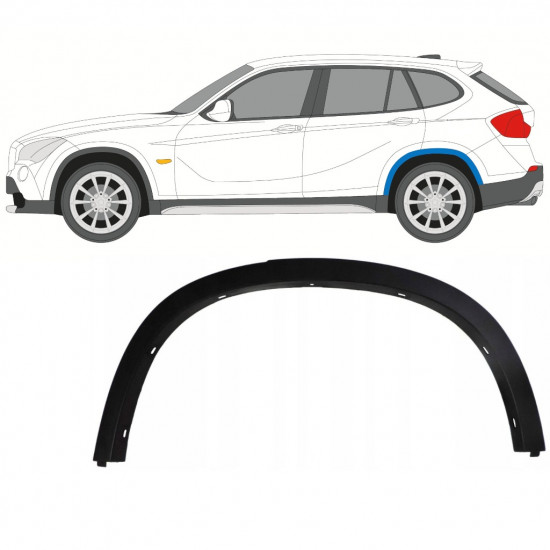 Sparno juosta galinio sparno už BMW X1 2009-2015 / Kairė 7645