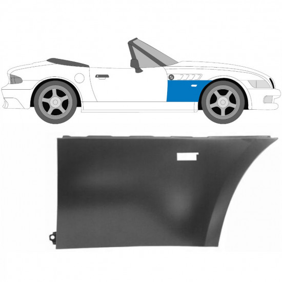 Priekinis sparnas už BMW Z3 1995-2003 / Dešinė / COUPE / ROADSTER 6460