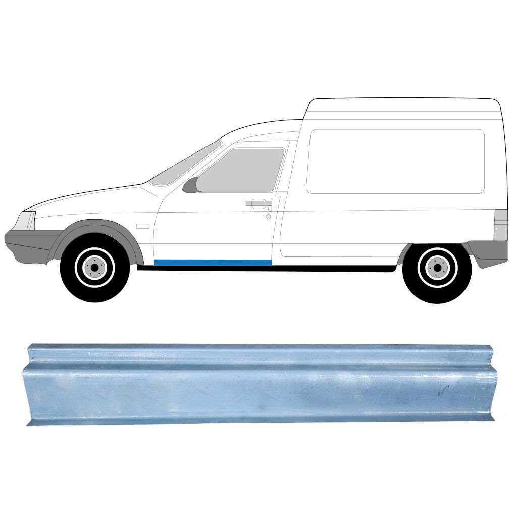 Slenkstis, Apatinė Už Citroen C15 1984-2005 / Kairė 11563
