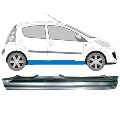 Slenkstis, apatinė už Peugeot 107 Citroen C1 2005- / Dešinė 8650