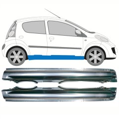 Slenkstis, apatinė už Citroen C1 2005-2012 / Kairė + Dešinė / Rinkinys 14110