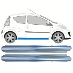 Slenkstis, apatinė už Citroen C1 2005-2012 / Kairė + Dešinė / Rinkinys 10711