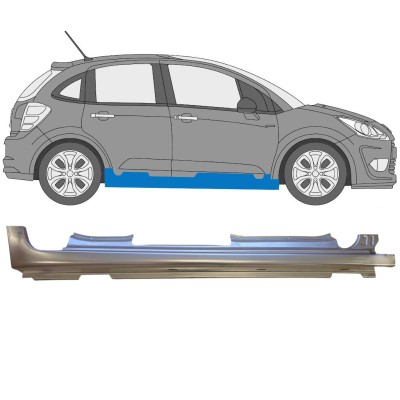 Visas slenkstis už Citroen C3 2009-2016 / Dešinė 14635