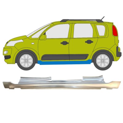 Visas slenkstis už Citroen C3 Picasso 2008- / Kairė 14633