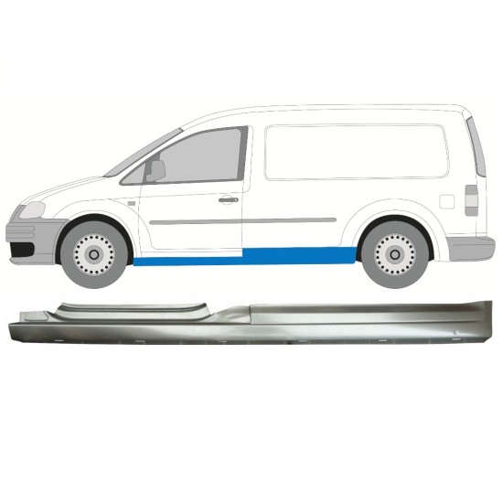 Visas slenkstis už Volkswagen Caddy 2004-2020 / Kairė 16027