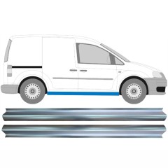 Slenkstis, apatinė už Volkswagen Caddy 2004-2020 / Kairė = Dešinė (simetriška) / Rinkinys 10485