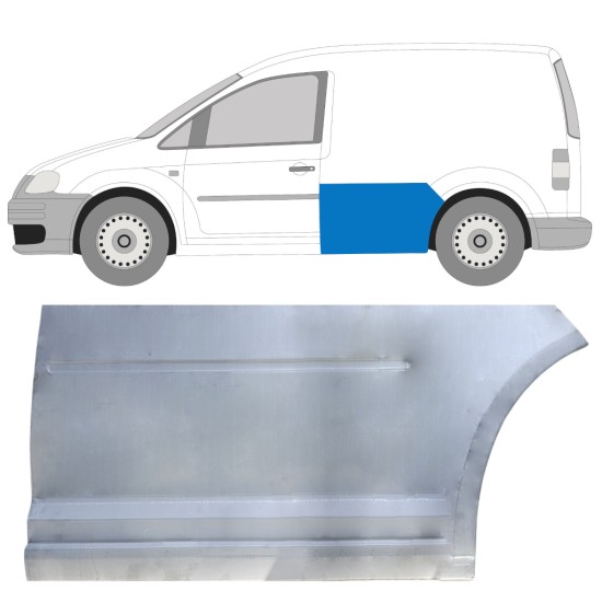 Šono dalis už Volkswagen Caddy 2004-2020 / Kairė 16282