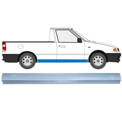 Slenkstis, apatinė už Volkswagen Caddy 1995-2004 / Kairė = Dešinė (simetriška) / PICKUP 16185