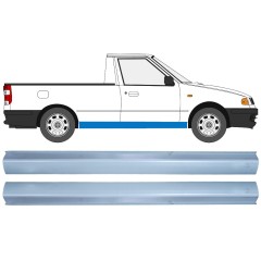 Slenkstis, apatinė už Volkswagen Caddy 1995-2004 / Kairė = Dešinė (simetriška) / PICKUP / Rinkinys 16186