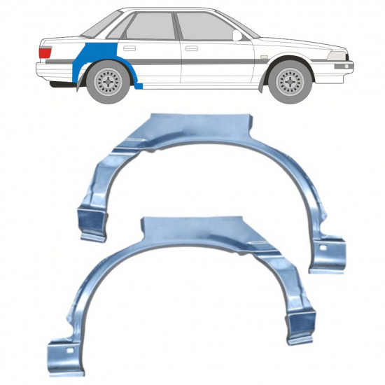 Galinė arka už Toyota Camry 1986-1991 / Kairė + Dešinė / Rinkinys 10996