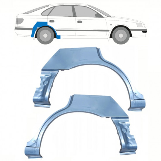 Galinė arka už Toyota Carina E 1992-1997 / Kairė + Dešinė / Rinkinys 10464