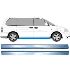 Slenkstis, apatinė už Kia Carnival 1998-2006 / Kairė = Dešinė (simetriška) / Rinkinys 10691