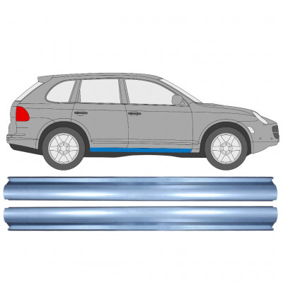 Slenkstis, apatinė už Porsche Cayenne 2002-2010 / Kairė = Dešinė (simetriška) / Rinkinys 10002