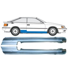 Visas slenkstis už Toyota Celica T16 1985-1989 / Kairė + Dešinė / Rinkinys 9712