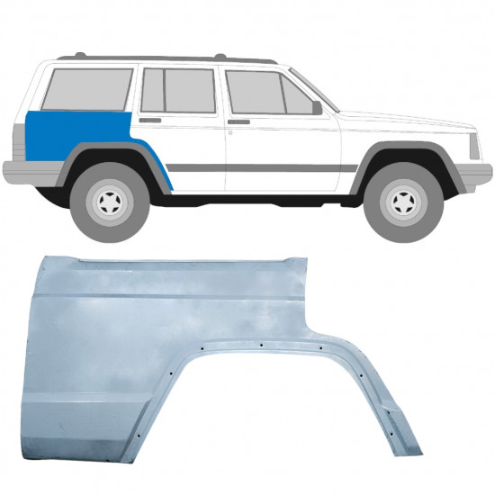 Galinė arka už Jeep Cherokee XJ 1984-2001 / Dešinė 5255