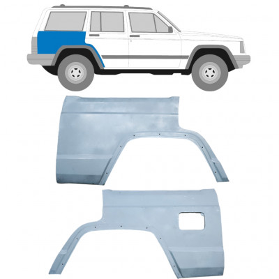 Galinė arka už Jeep Cherokee XJ 1984-2001 / Kairė + Dešinė / Rinkinys 10442