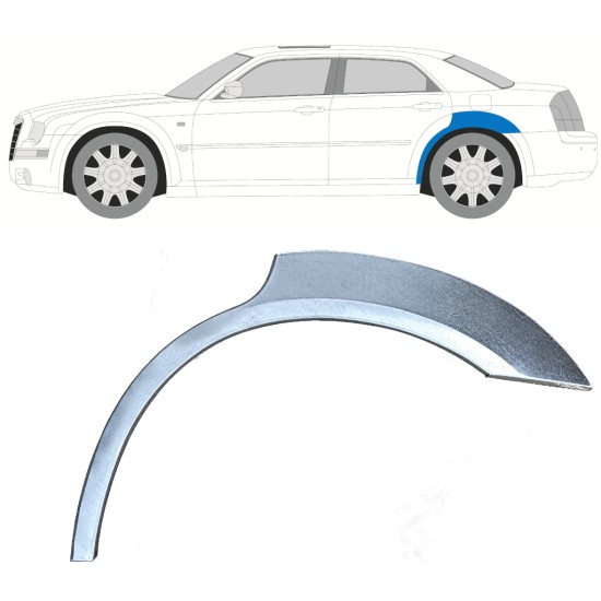 Galinė arka už Chrysler 300C 2004-2011 / Kairė 17206