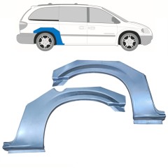 Galinė arka už Chrysler Voyager 2000-2008 Grand / Kairė + Dešinė / Rinkinys 10320