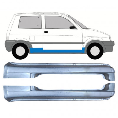 Slenkstis, apatinė už Fiat Cinquecento 1991-1998 / Rinkinys 11213