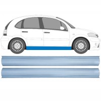 Slenkstis apatinė dalis už Citroen C3 2002-2010 / Kairė + Dešinė / Rinkinys 16122