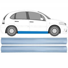 Slenkstis apatinė dalis už Citroen C3 2002-2010 / Kairė + Dešinė / Rinkinys 16122