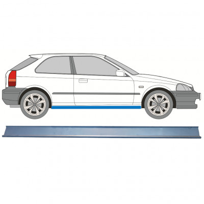 Slenkstis, apatinė už Honda Civic 1995-2001 / Kairė = Dešinė (simetriška) 8629