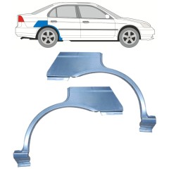 Galinė arka už Honda Civic 2001-2005 / Kairė + Dešinė / Rinkinys 11527