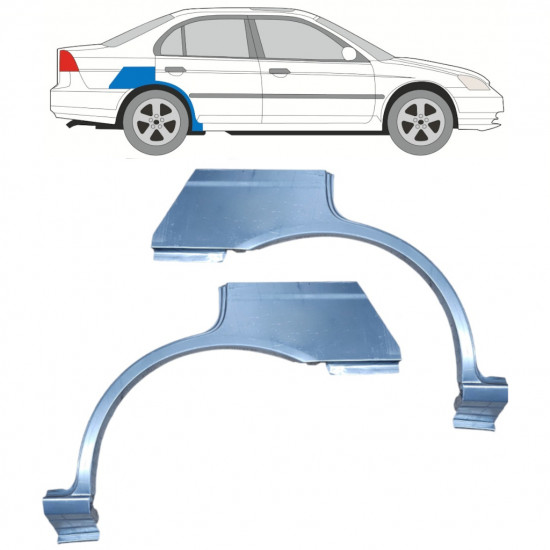 Galinė arka už Honda Civic 2001-2003 /  11527